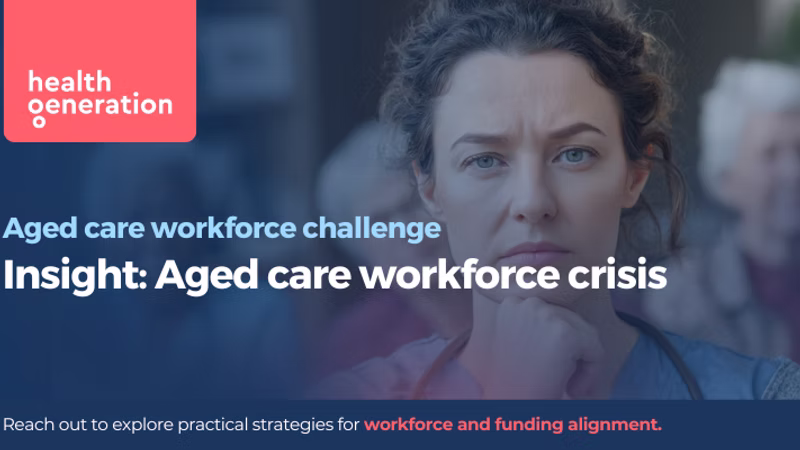Aged care staff looking overwhelmed by work.